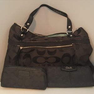 Coach Signature Tote Bundle